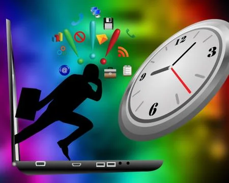 Hurry Stock-Illustration