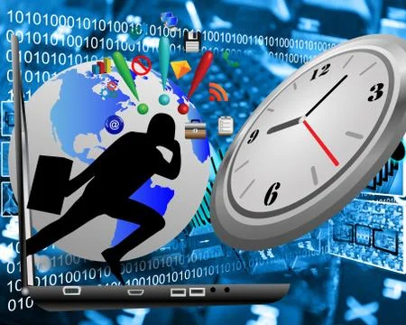 Hurry Stock-Illustration