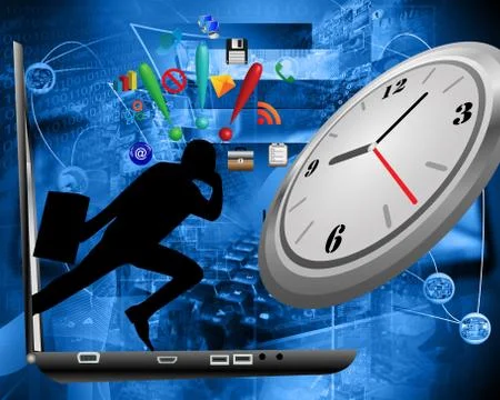 Hurry Stock-Illustration