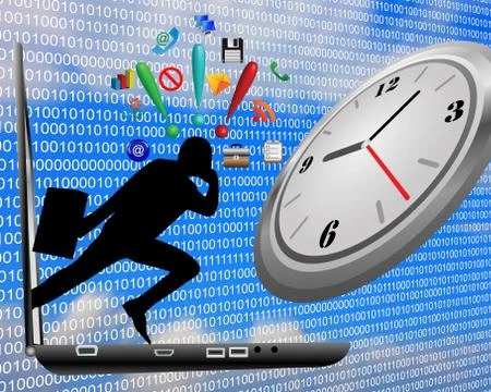 Hurry Stock Illustration