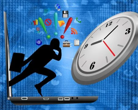 Hurry Stock Illustration