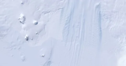 Hurtling earthward, out of control, over Pine Island Glacier, Antarctica Stock Footage 144397153