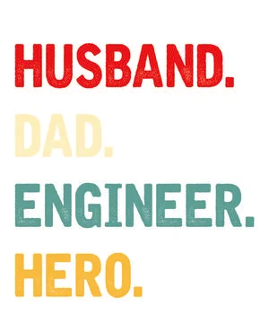 Husband Dad Engineer Hero Stock Illustration