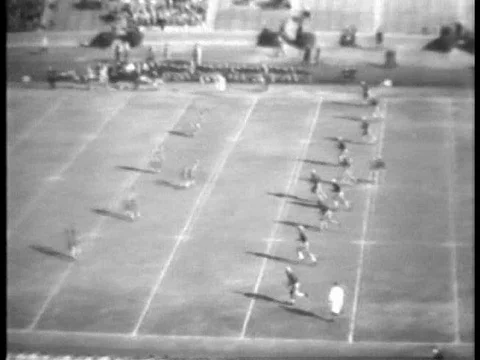 The Huskies beat the Tigers in college football, in Birmingham, Alabama, in Stock Footage