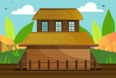 Hut Concept Illustration Stock Illustration