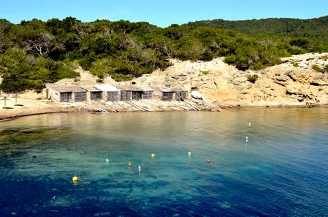 The huts Stock Photos