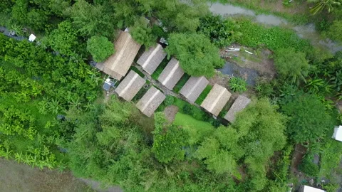 Huts Vietnam Stock Footage 148191563