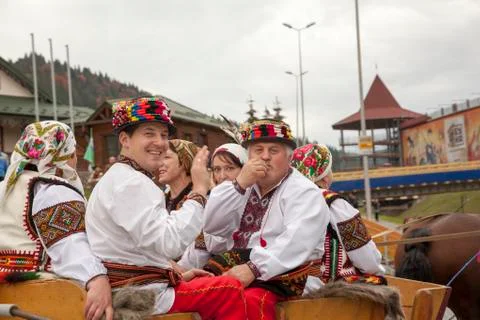 Hutsul wedding Stock Photos