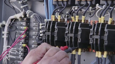 HVAC Meter Check Video stock 69860364