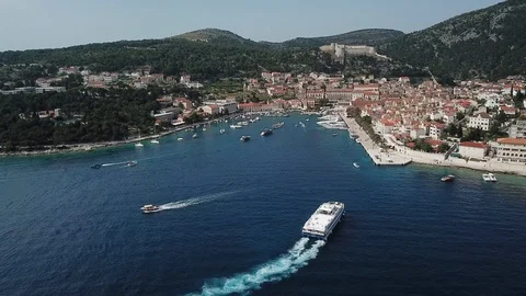 Hvar in Croatia Stock Footage 112971026