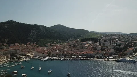 Hvar in Croatia Stock Footage 112972418