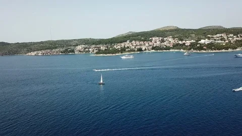 Hvar in Croatia Stock Footage 112975378