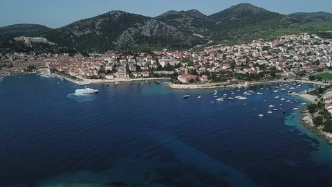 Hvar in Croatia Stock Footage 112976724