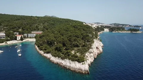 Hvar in Croatia Stock Footage 112977788