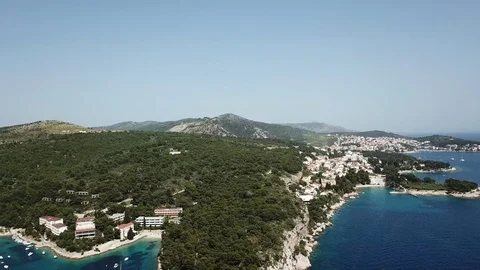 Hvar in Croatia Stock Footage 112978486