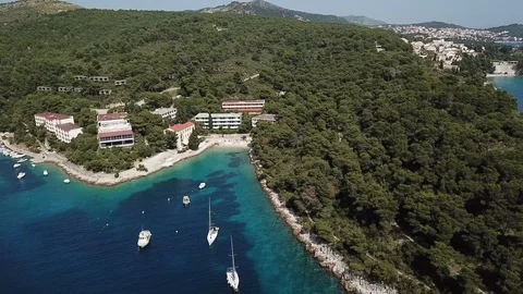 Hvar in Croatia Stock Footage 112978898