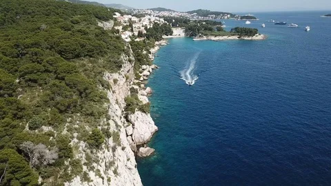 Hvar in Croatia Stock Footage 112980734