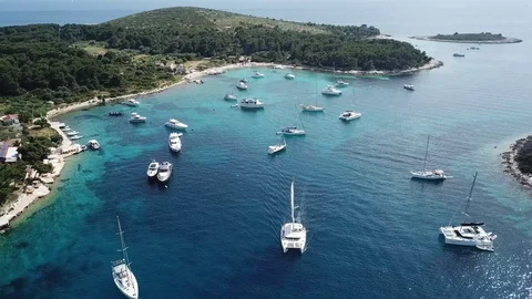 Hvar in Croatia Stock Footage 112986514