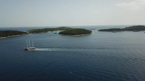 Hvar in Croatia Stock Footage 112986713