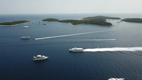 Hvar in Croatia Stock Footage 112988785