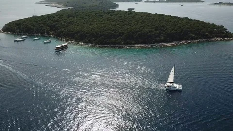 Hvar in Croatia Stock Footage 112988942