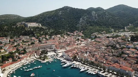 Hvar in Croatia Stock Footage 112991025