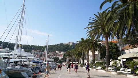 Hvar - Croatia Stock Footage 126946728
