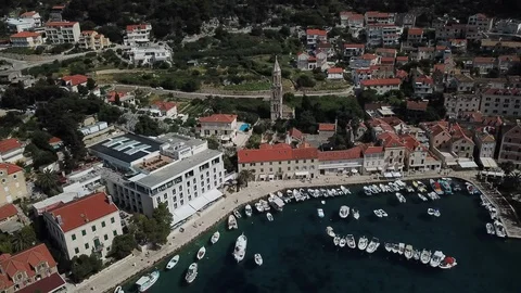 Hvar in Croatia(4K) July, 2019 動画素材 112951237
