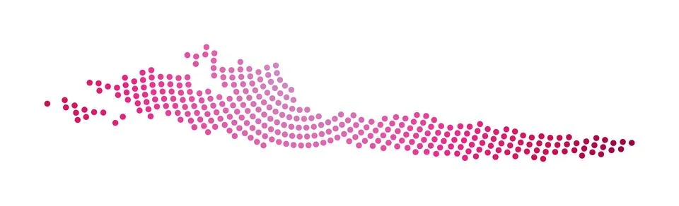 Hvar dotted map. Digital style shape of Hvar. Tech icon of the island with .. Stock Illustration
