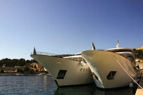 Hvar harbor at sunlight Stock Photos