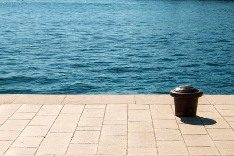 Hvar mooring post Stock Photos