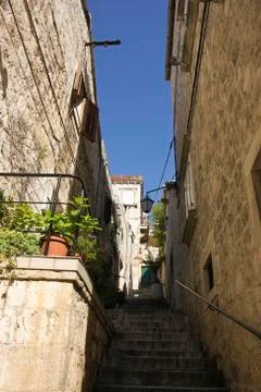 Hvar town architecture Stock Photos