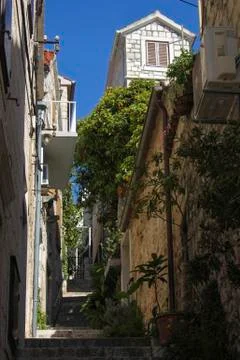 Hvar town architecture Stock Photos