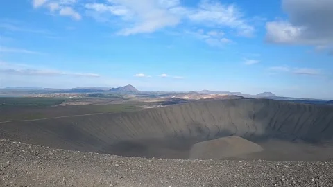 Hverfjall Stock Footage 333292763