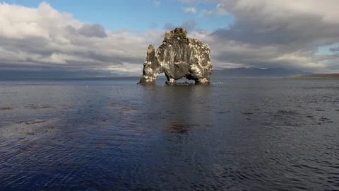 HVITSERKUR LONG SHOT Stock Footage 313851990