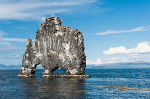 Hvitserkur Foto stock