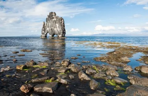 Hvitserkur Foto stock
