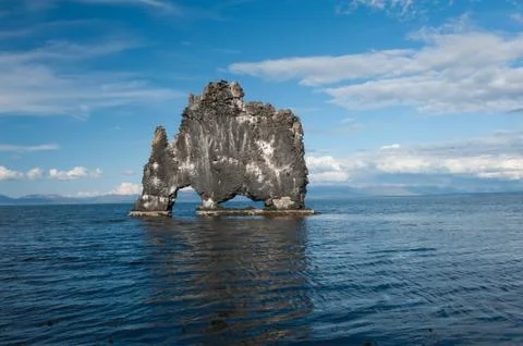 Hvitserkur Foto stock