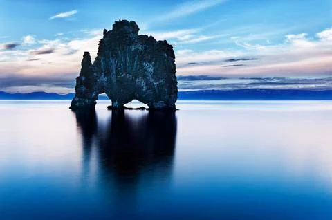 Hvitserkur Foto stock
