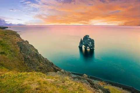 Hvitserkur Foto stock