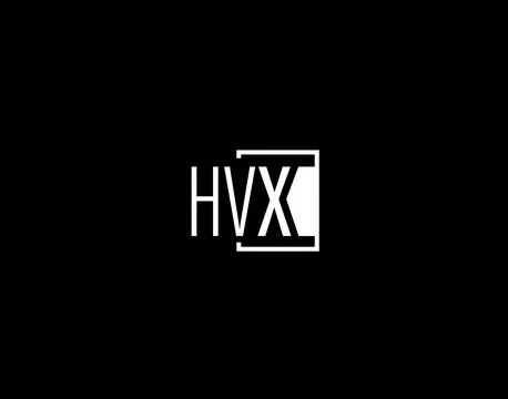 HVX Logo and Graphics Design, Modern and Sleek Vector Art and Icons isolate.. Stock Illustration