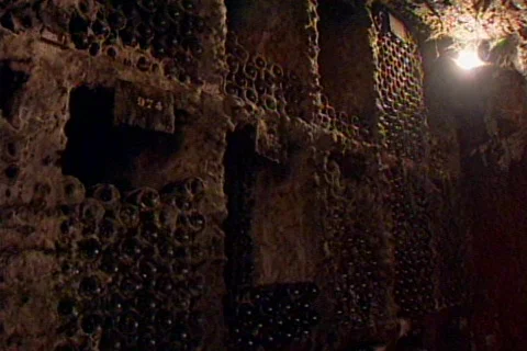 HW wine cellar 12 Stock Footage 491114