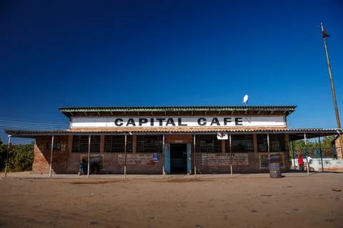 Hwange's Capital Cafe Stock Photos