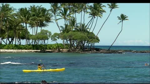 Hwi kayak Stock Footage 22648009