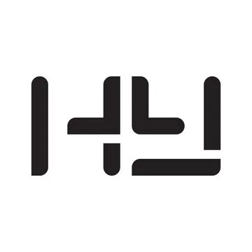 Hy initial letter vector logo icon Illustrazione stock