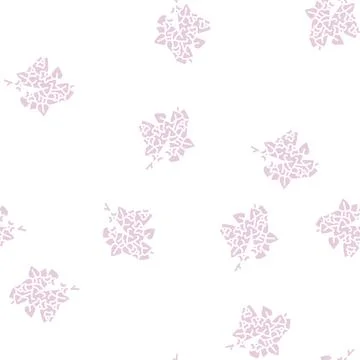 Hyacinth bean glyph seamless pattern Illustrazione stock