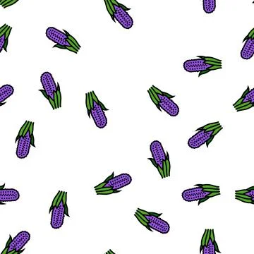 Hyacinth flower spring vector seamless pattern Stockillustratie