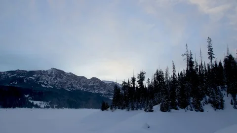 Hyalite Canyon Time Lapse Stock Footage