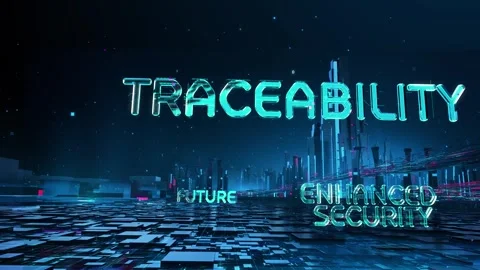 Hybrid Blockchain with digital technology hitech concept Stock Footage 242768894