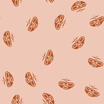 Hybrid cloud computing glyph vector seamless pattern イラスト素材